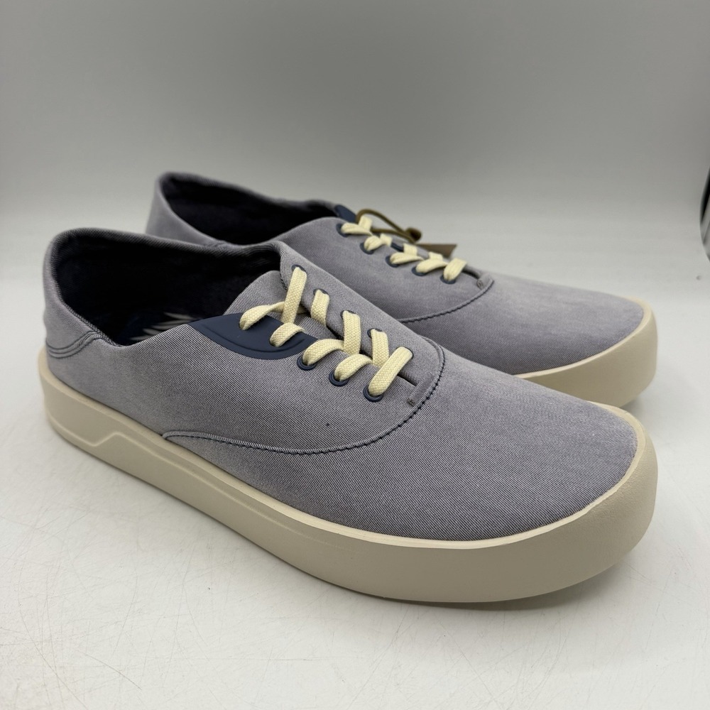 Olukai Tradewind Shoes Mens Sz 9.5 Navy Blue Casual Comfort Lace Up Sneakers